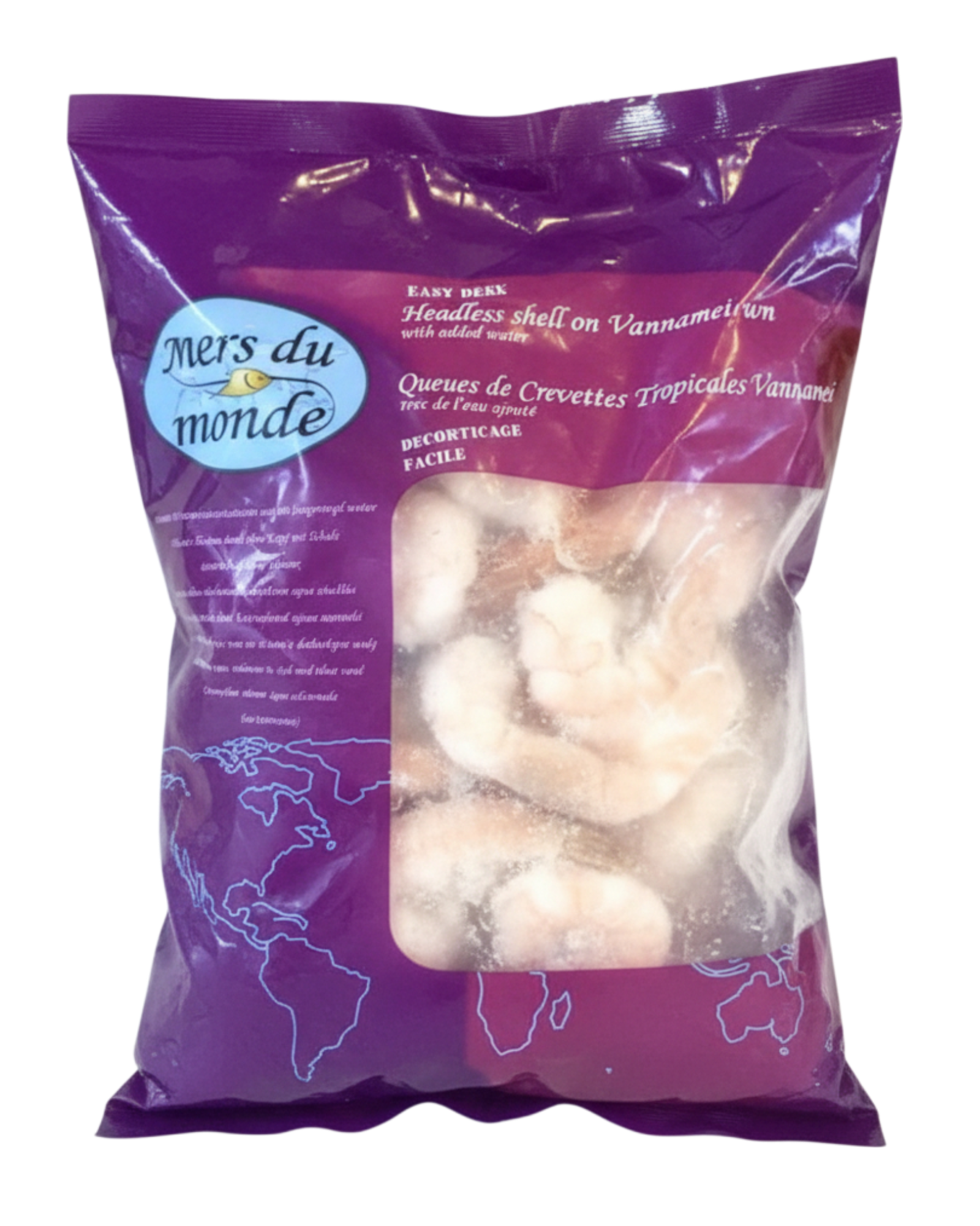 Queues de Crevettes Tropicales Vannamei